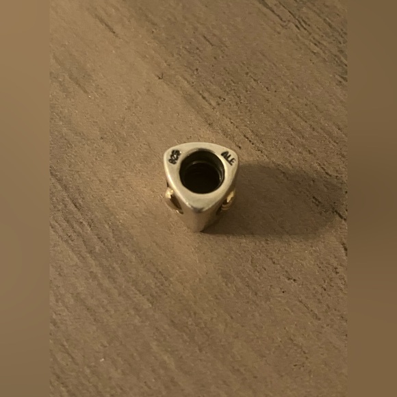 Pandora 14k Gold and Silver “Heart of Gold” Charm - Picture 2 of 2